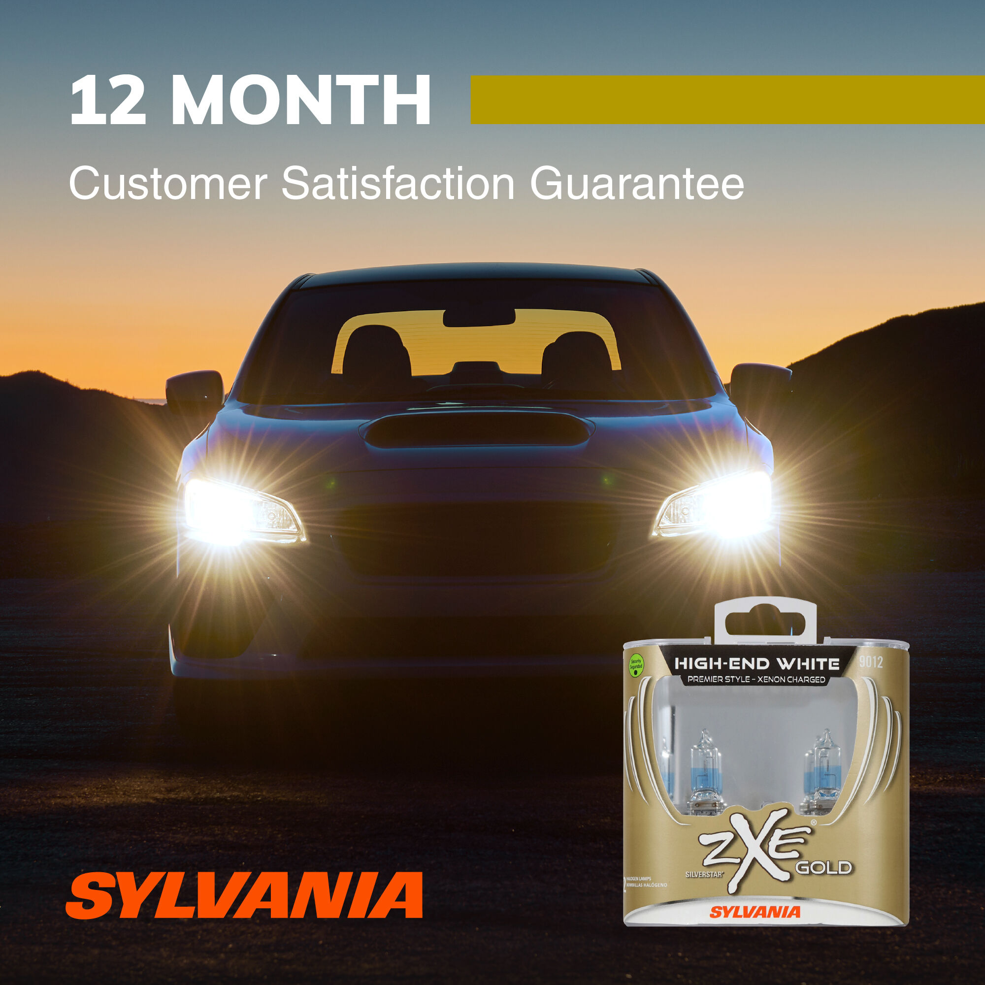 SYLVANIA 9012 SilverStar zXe Gold Halogen Headlight Bulb, 2 Pack SYLVANIA 9012 SilverStar zXe Gold Halogen Headlight Bulb, 2 Pack